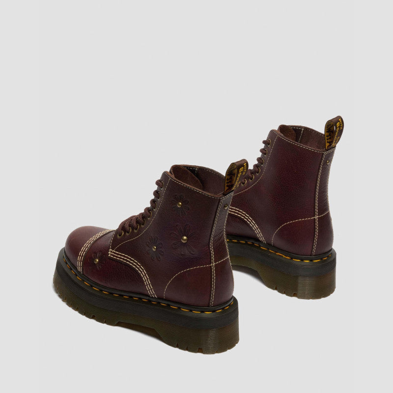 Dr. Martens SINCLAIR Flower Dark Brown Grizzly