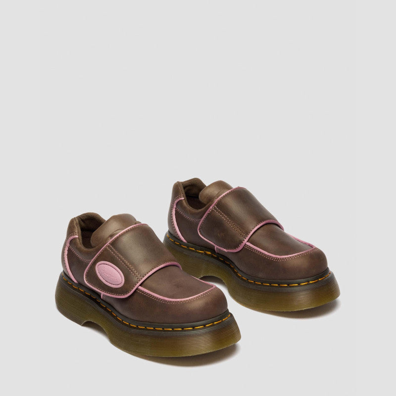 Dr. Martens BUZZ STRAP VELCRO Dark Brown Wyoming