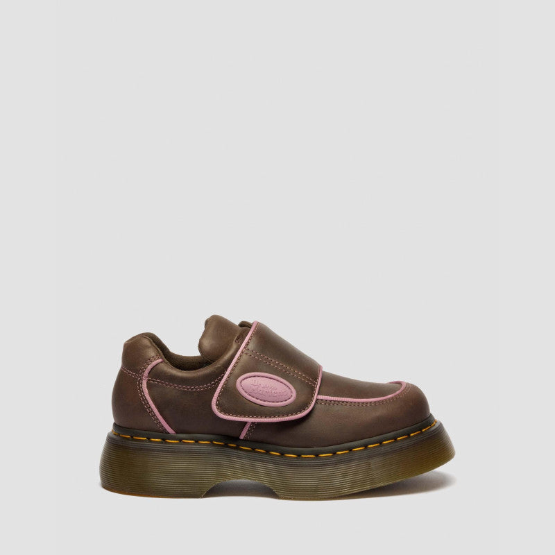 Dr. Martens BUZZ STRAP VELCRO Dark Brown Wyoming