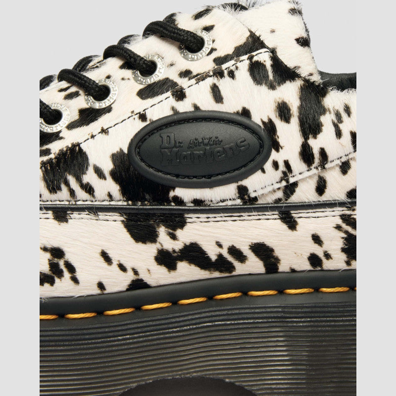 Dr. Martens 8363 BUZZ 5 EYE Cream+Black Dalmatian Print Hair On