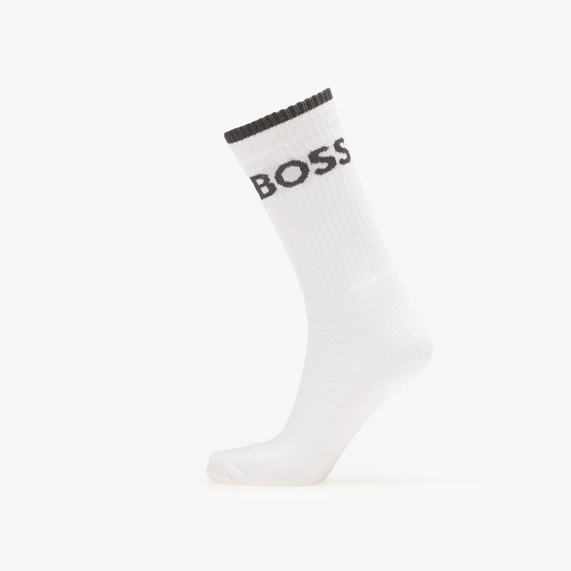 Hugo Boss 6-Pack QS Stripe Socks White