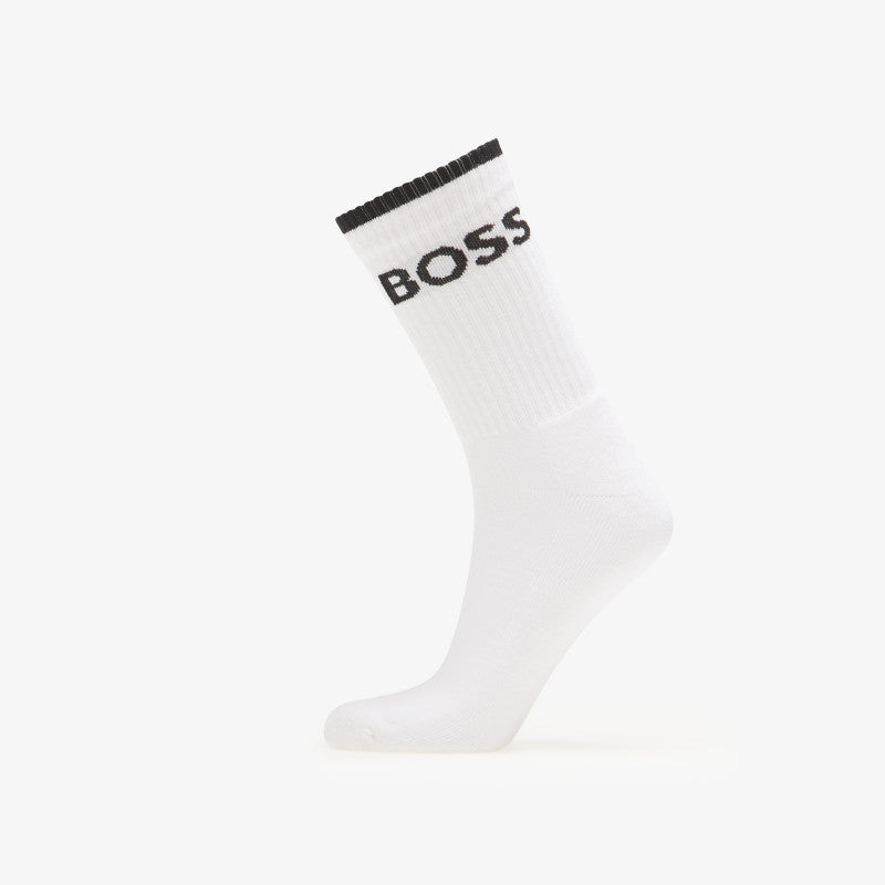 Hugo Boss 6-Pack QS Stripe Socks White