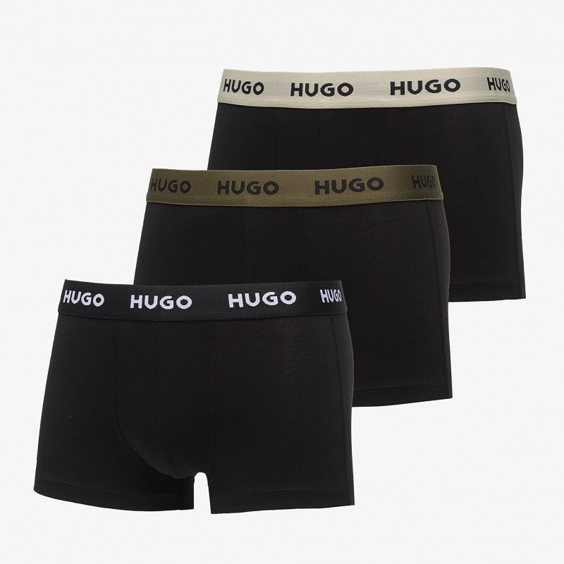 Bokserki Hugo Boss Trunk Triplet Pack Black