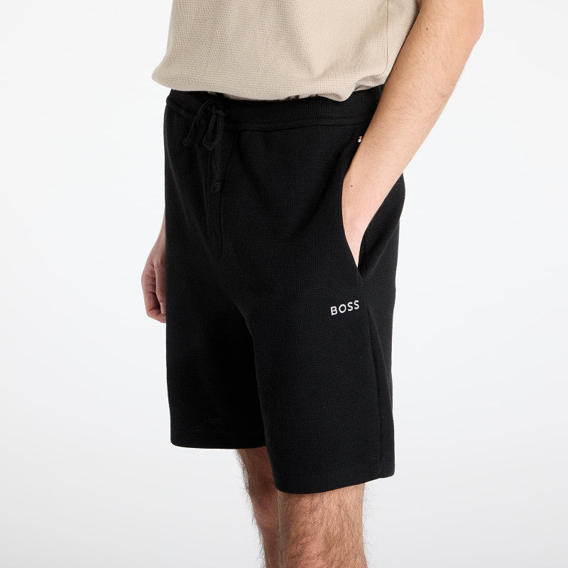 Hugo Boss Men's Waffle Shorts Black