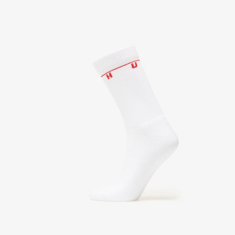 Hugo Boss 3 Pack Quarter Socks Rib Spaced Multicolor