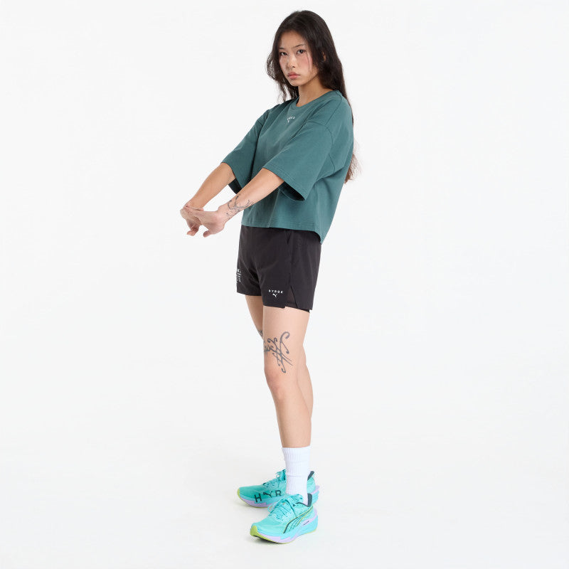 Puma X Hyrox Cropped Lifestyle Tee Herb Garden