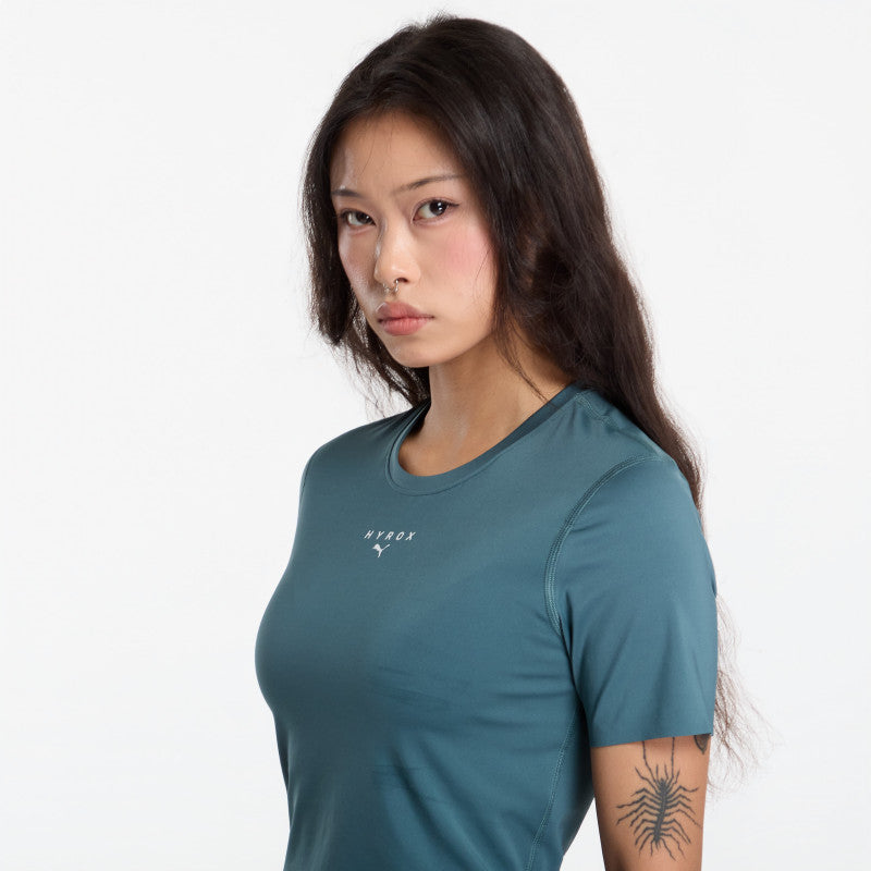 Puma X Hyrox Pwrmode Crop Tee Herb Garden