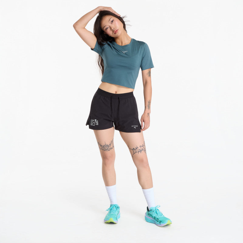 Puma X Hyrox Pwrmode Crop Tee Herb Garden