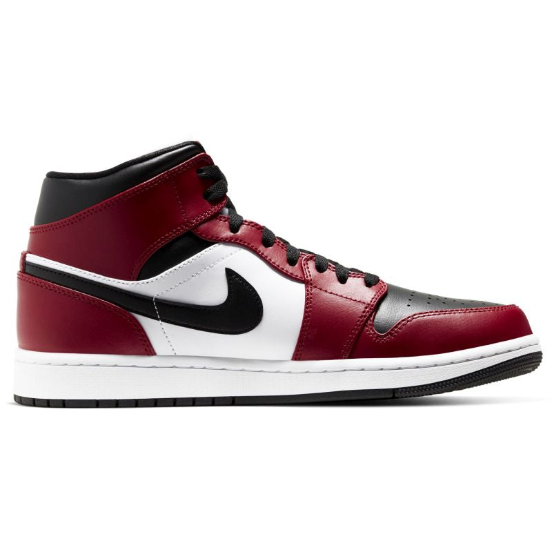 Air Jordan 1 Mid Chicago Black Toe