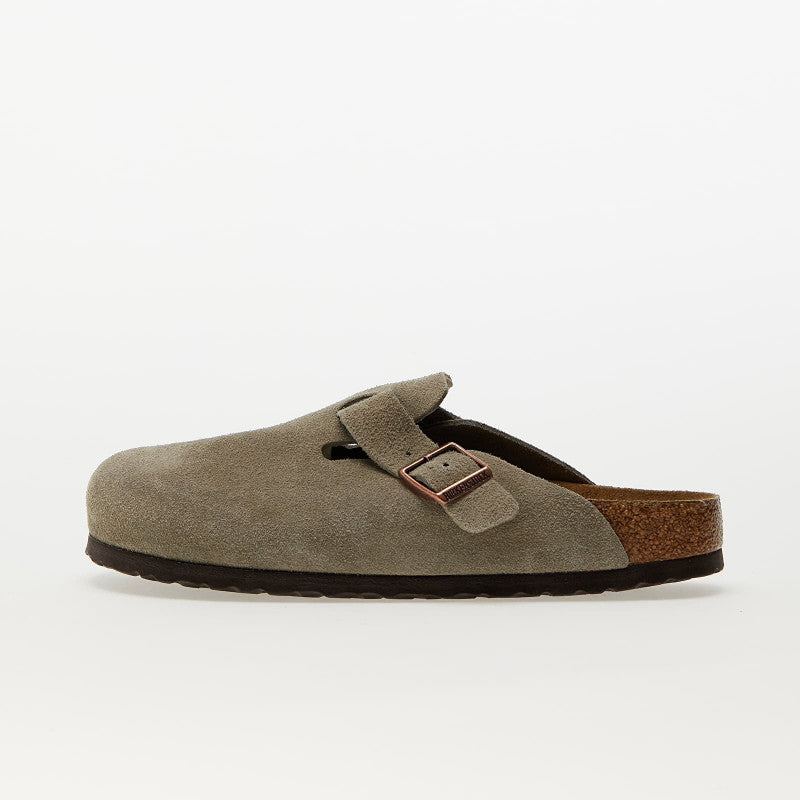 Birkenstock Boston Soft Footbed Velvet Taupe