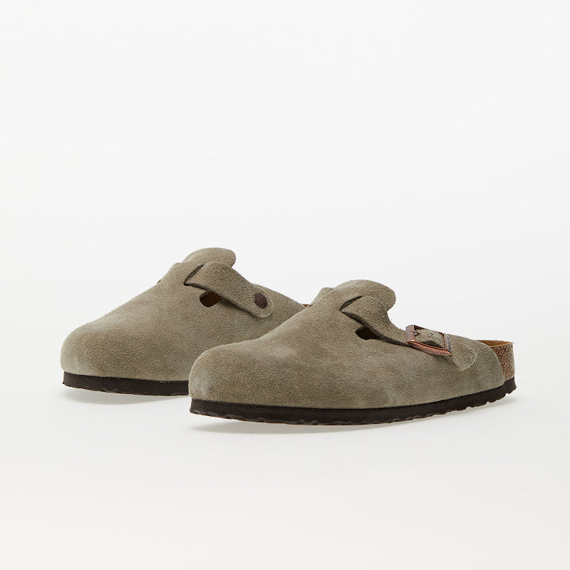 Birkenstock Boston Soft Footbed Velvet Taupe