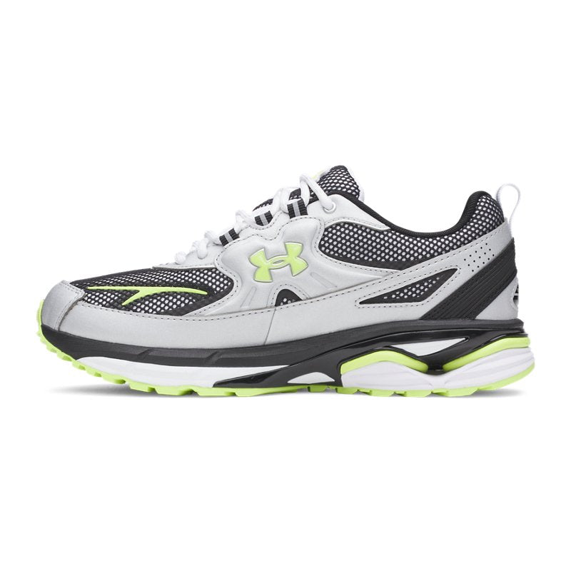 Under Armour Apparition Tech Metallic Silver/ White/ Green Citrine