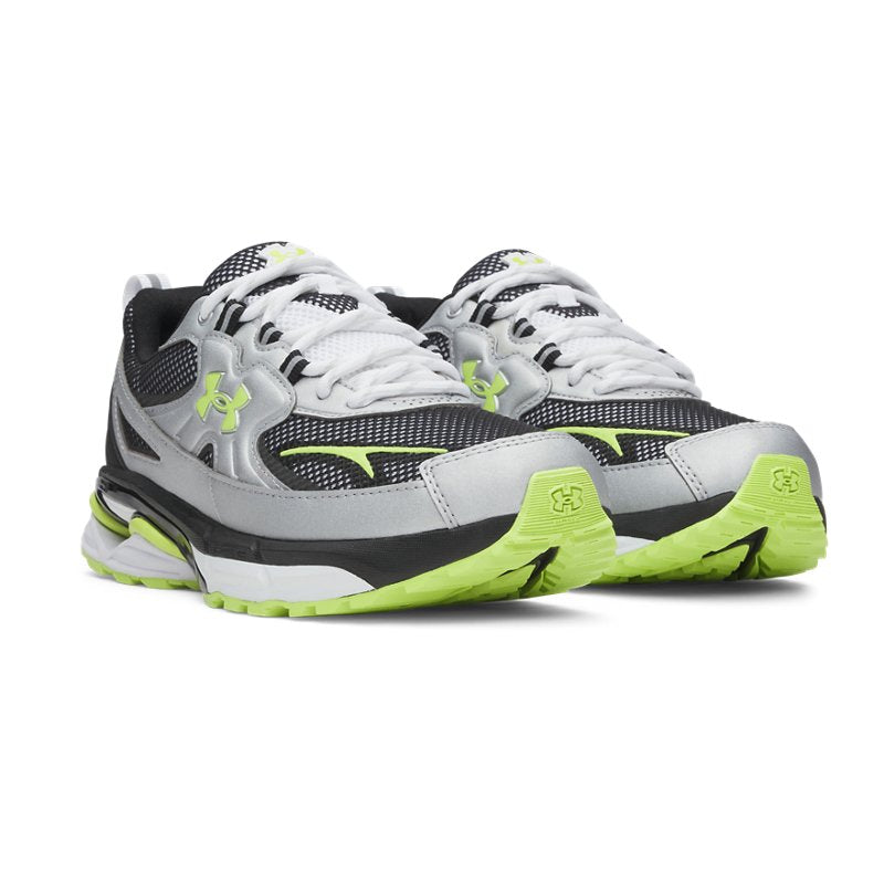 Under Armour Apparition Tech Metallic Silver/ White/ Green Citrine