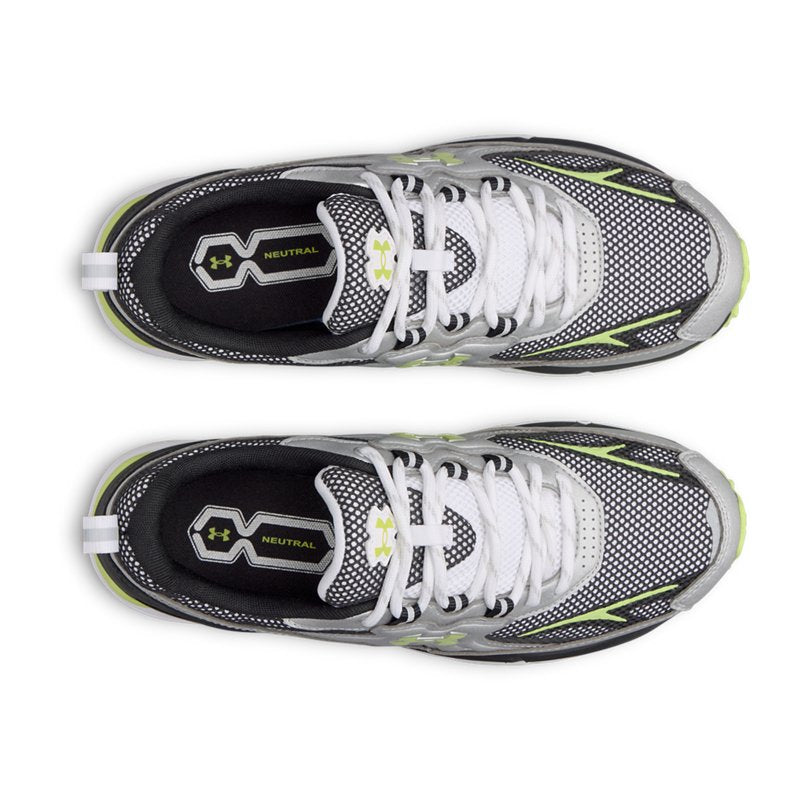 Under Armour Apparition Tech Metallic Silver/ White/ Green Citrine