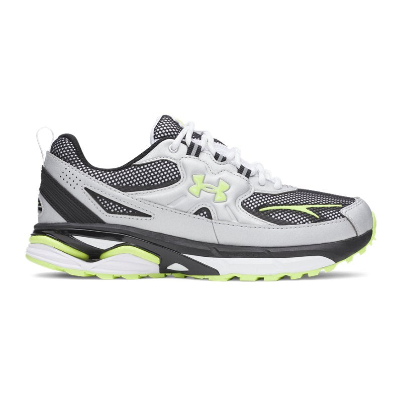 Under Armour Apparition Tech Metallic Silver/ White/ Green Citrine