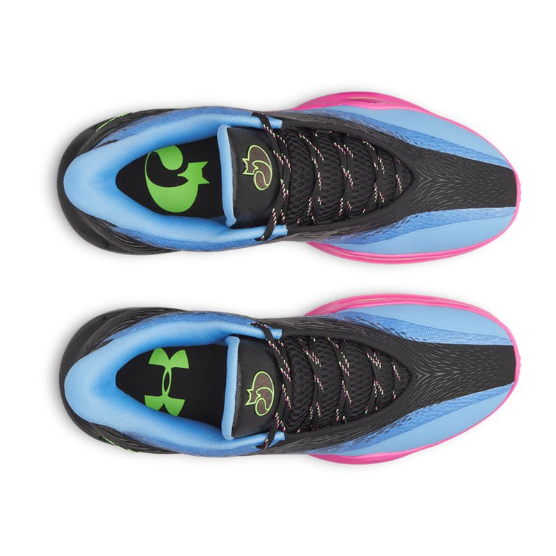 Under Armour D. FOX 3 Black/ Horizon Blue/ Hyper Green
