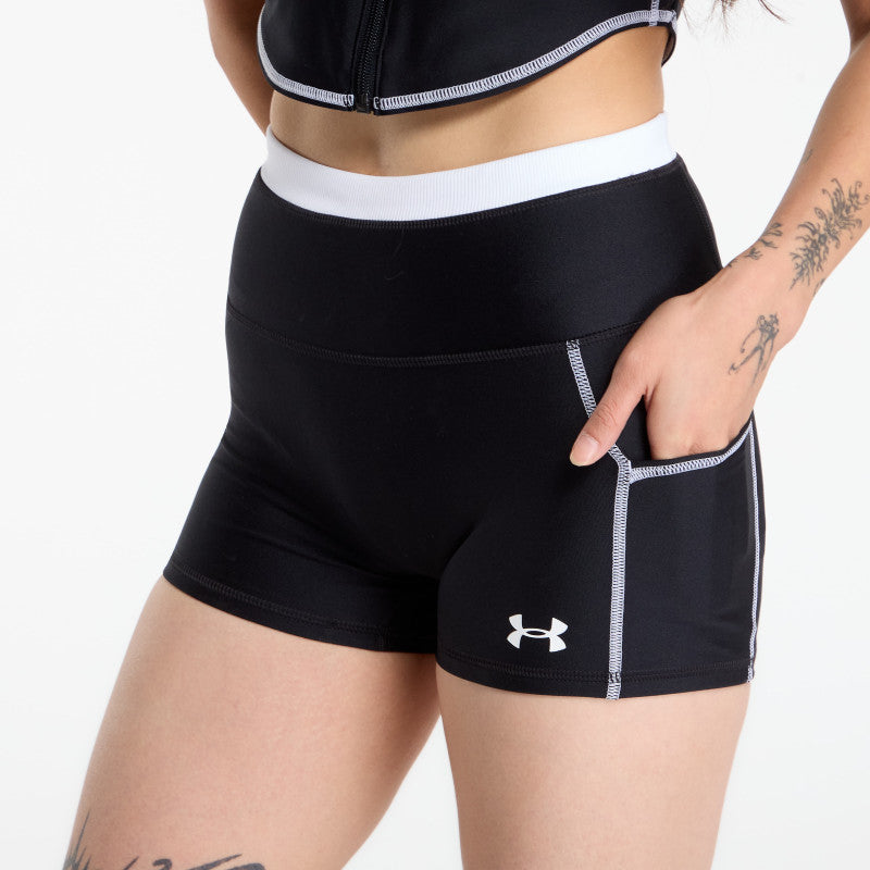 Under Armour HeatGear Novelty SS FZ Black