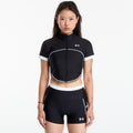Under Armour HeatGear Novelty SS FZ Black