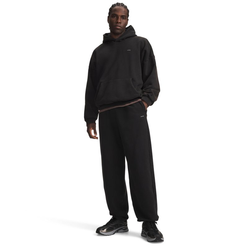 Under Armour Icon HW Flc Washed Pants Ultimate Black/ Ultimate Black