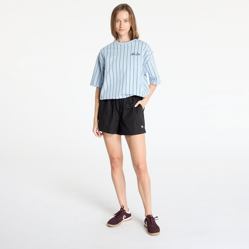 New Era Womens Cotton Black Shorts Black