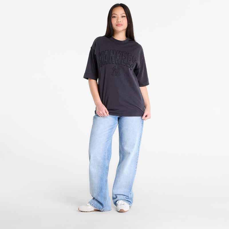 New Era MLB Washed Boxy Tee New York Yankees UNISEX Black