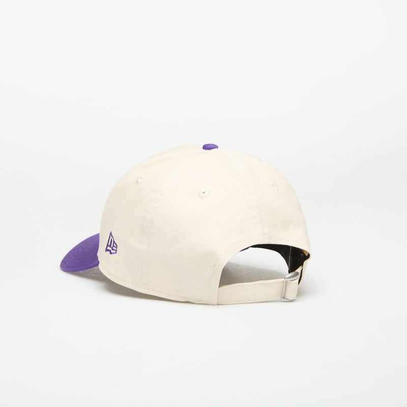 New Era 9FORTY Los Angeles Lakers NBA Colourblock Light Cream/ Official Team Color