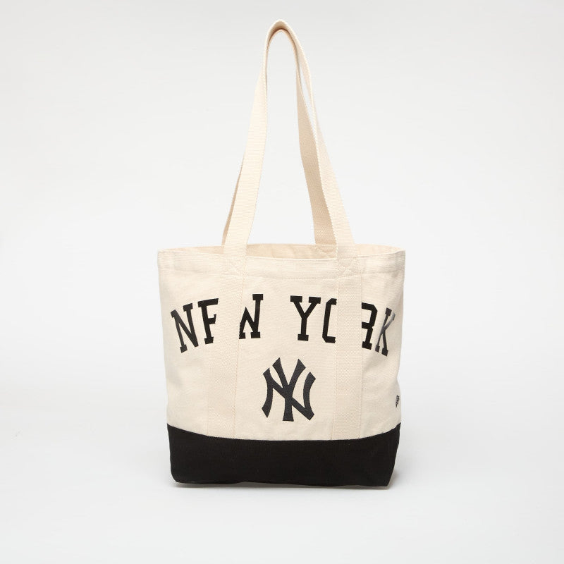New Era MLB Tote Bag New York Yankees Ivory/ Black