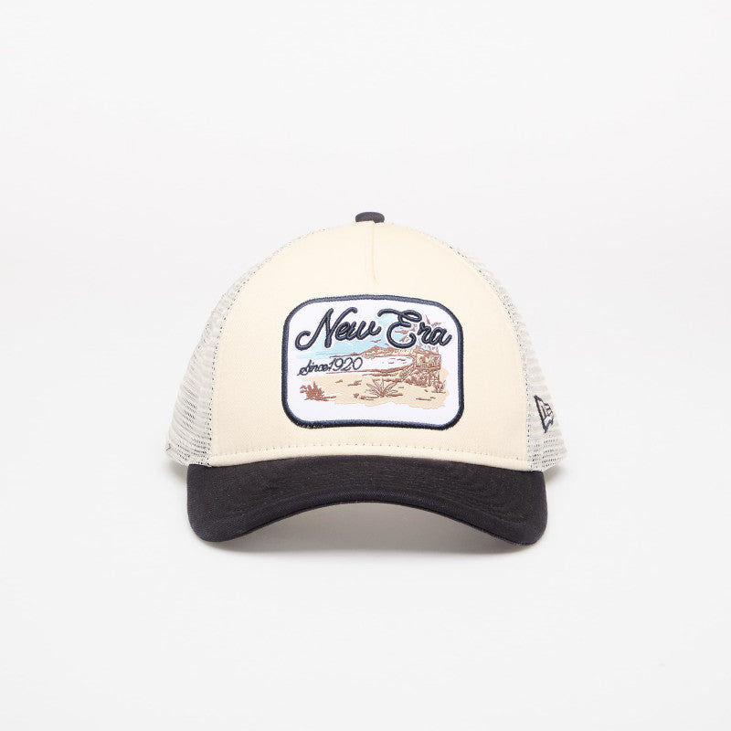 New Era 9FORTY MC AF Trucker Light Cream/ Navy