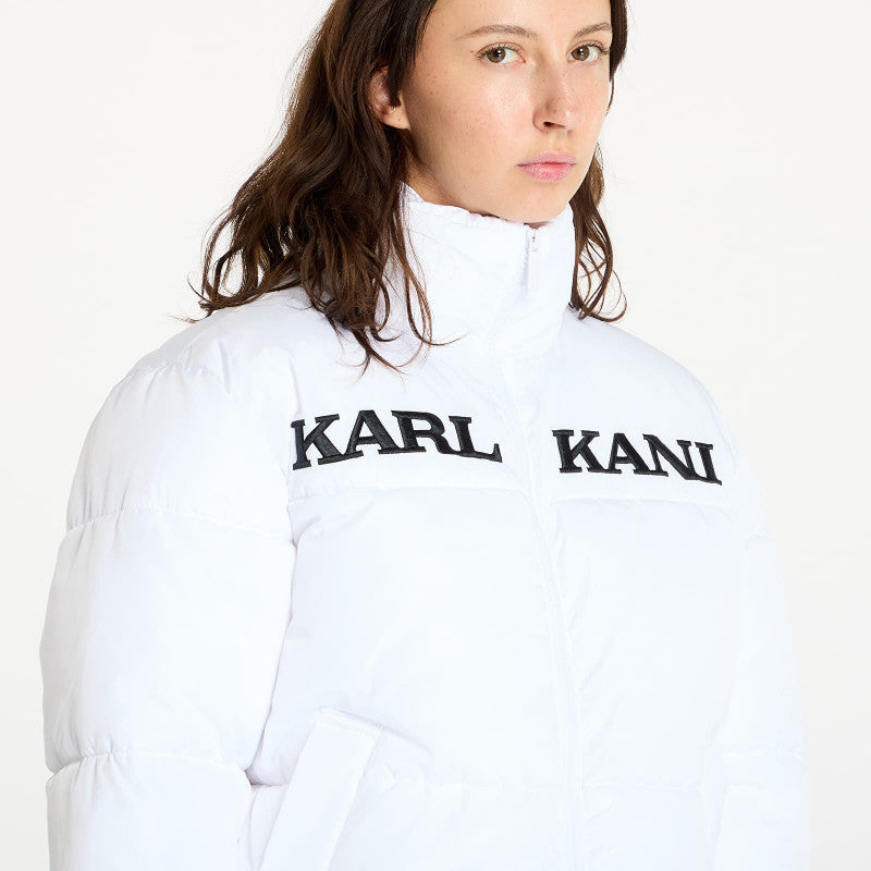 Karl Kani Retro Essential Puffer Jacket White