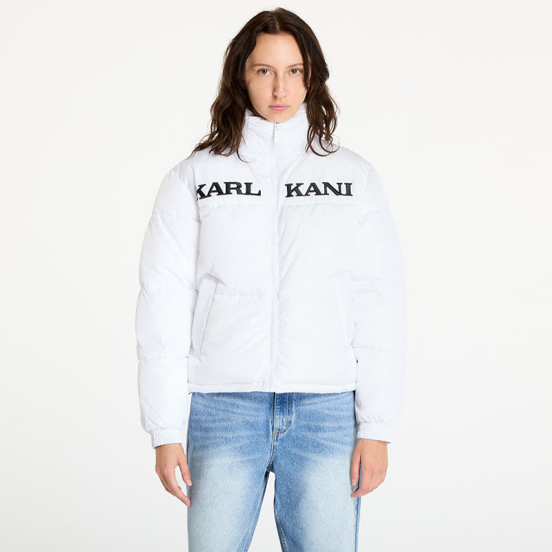 Karl Kani Retro Essential Puffer Jacket White