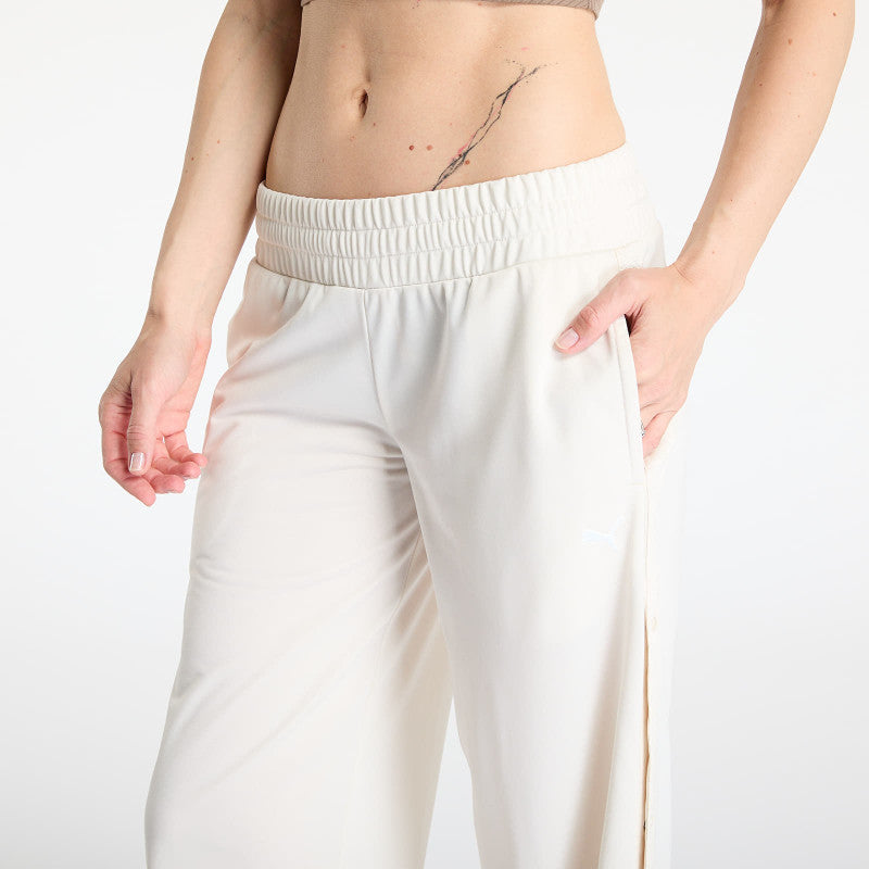 Puma Wardrobe Essentials Low Rise Popper Pants Alpine Snow