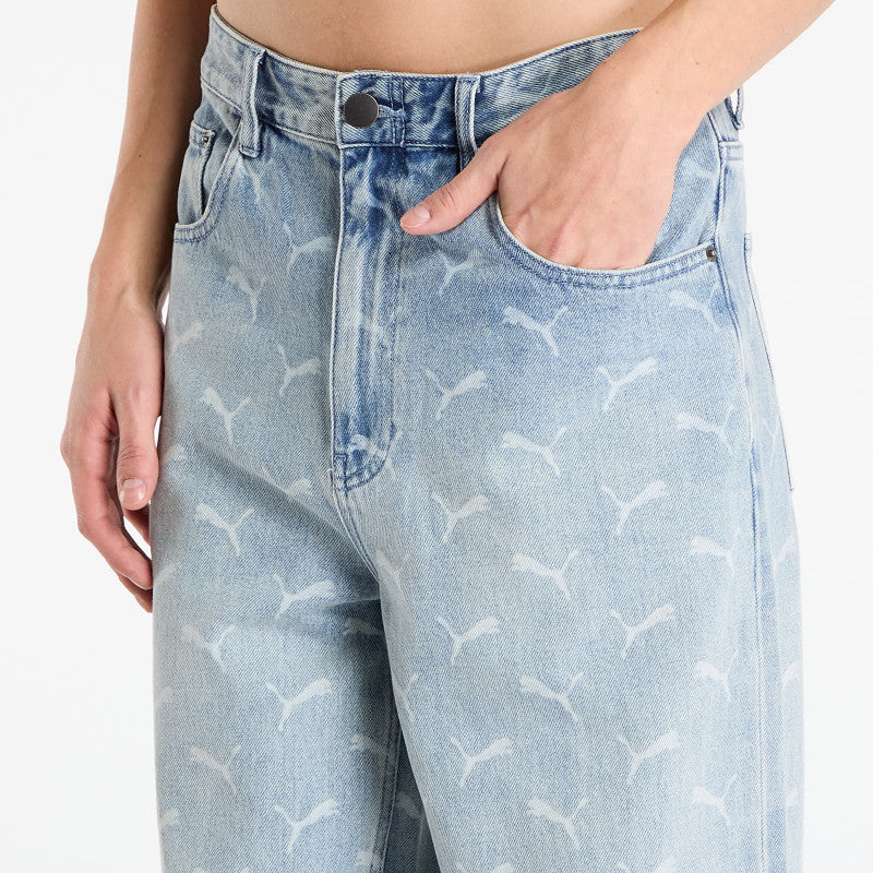 Jeansy PUMA x A$AP ROCKY Laser Monogram Faded Denim/ AOP