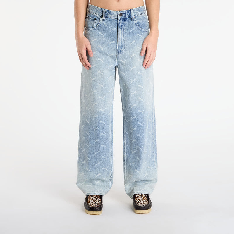 Jeansy PUMA x A$AP ROCKY Laser Monogram Faded Denim/ AOP