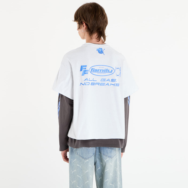 Puma x Fast & Furious Ls Tee Puma White/ Dusky Gray