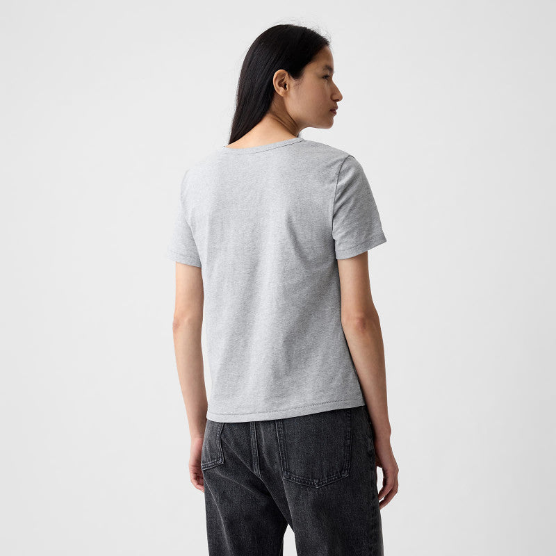 GAP Basic Tee Heather Grey