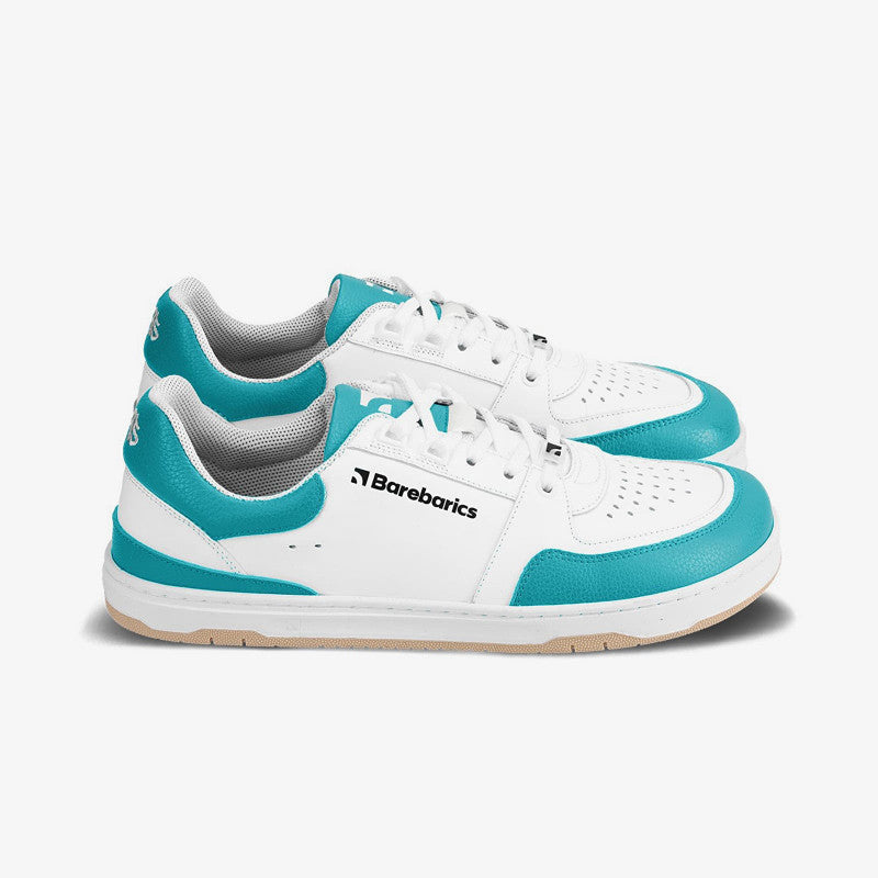 Barebarics Wave White & Dark Turquoise
