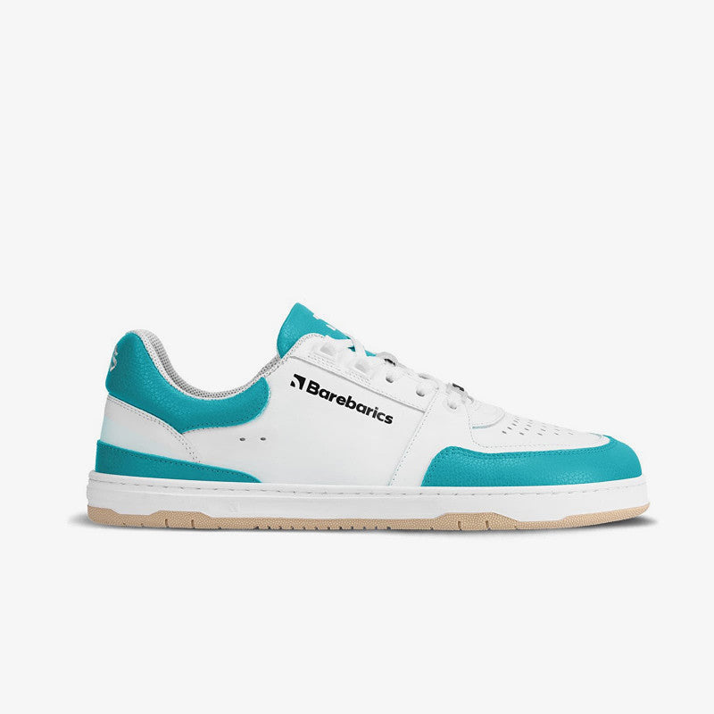 Barebarics Wave White & Dark Turquoise