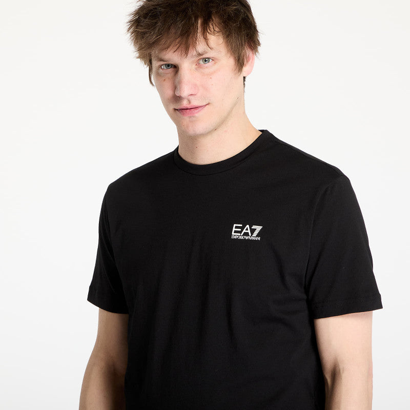 EA7 Emporio Armani Train Logo Series M Tee Ss Black/ White