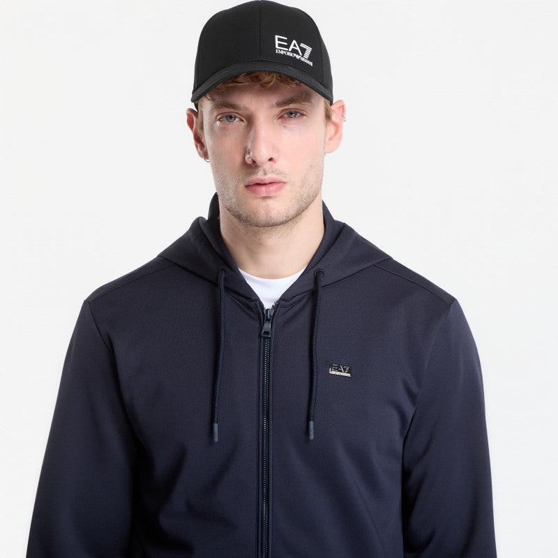 EA7 Emporio Armani Train Lux M Hoodie Fz Pl St Armani Blue