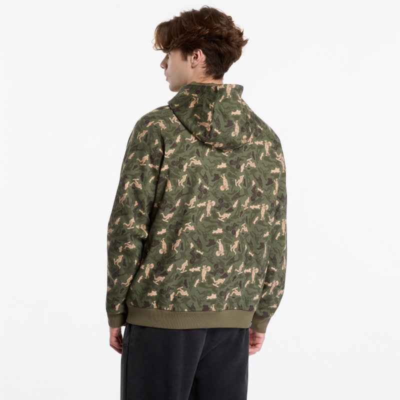 EA7 Emporio Armani Train Graphic Series M Hoodie Green Fancy Camou