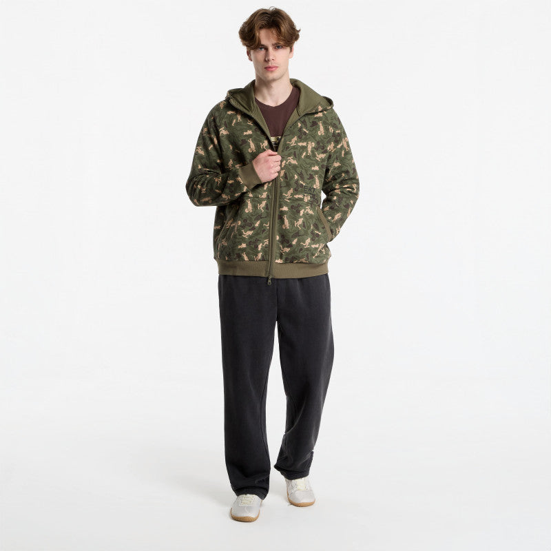 EA7 Emporio Armani Train Graphic Series M Hoodie Green Fancy Camou