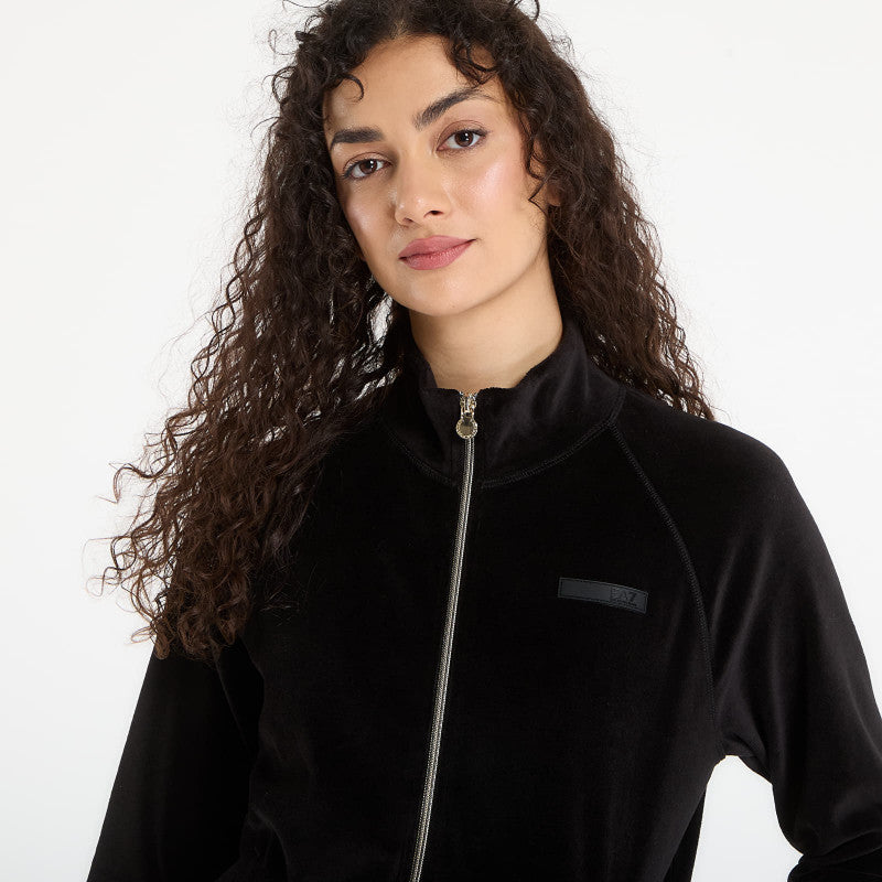 EA7 Emporio Armani Train Athletic Velour Wmns T-Top Black