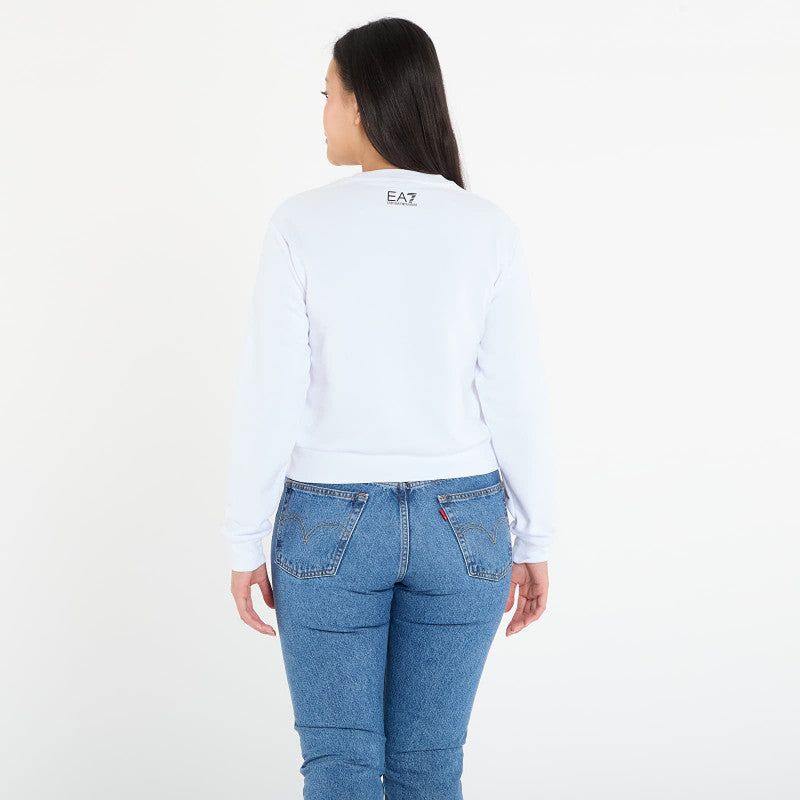 EA7 Emporio Armani Train Logo Series Wmns T-Top Cn C White Alyssum