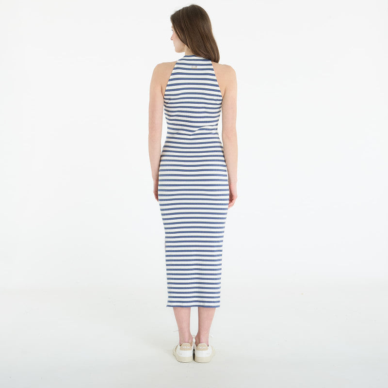 Sukienka EA7 Emporio Armani Train Costa Dress Fancy Stripe Blue