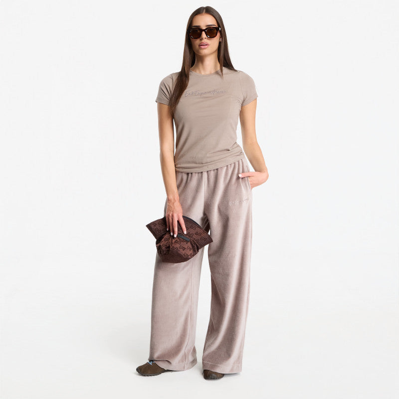EA7 Emporio Armani Train Athletic Velour Wmns Pants Cinder