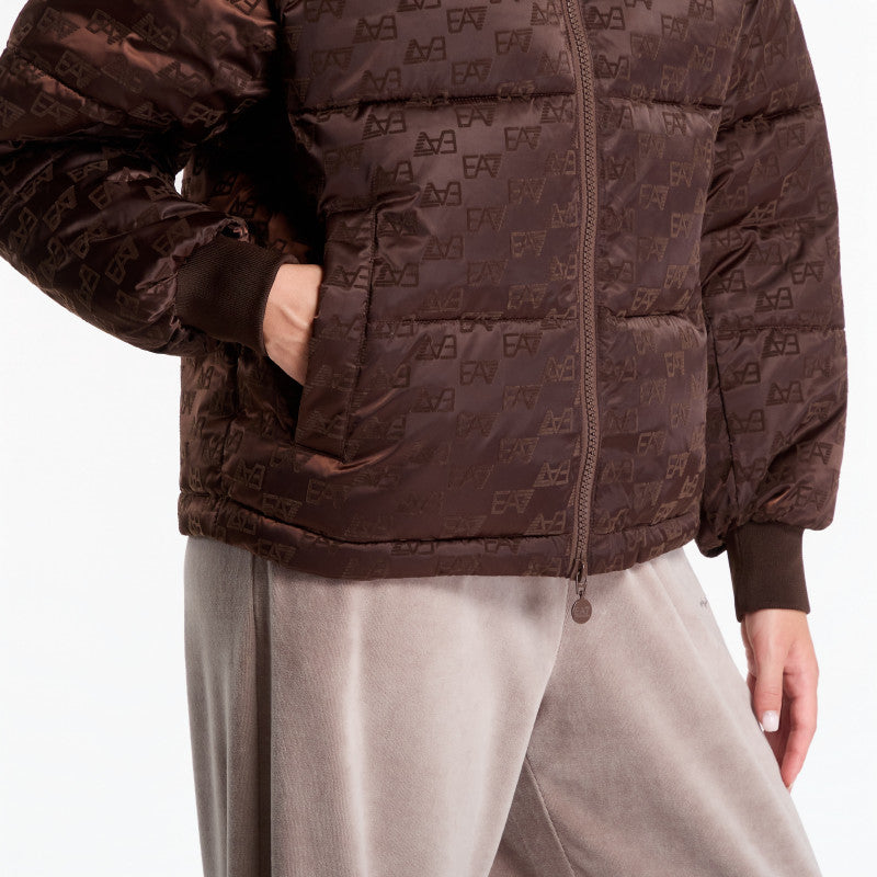 EA7 Emporio Armani Mountain Winter Jackets Wmns Bomb Fancy Chicory Coffee
