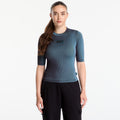 EA7 Emporio Armani T-Shirt Fancy Ribs Black / Mysterioso