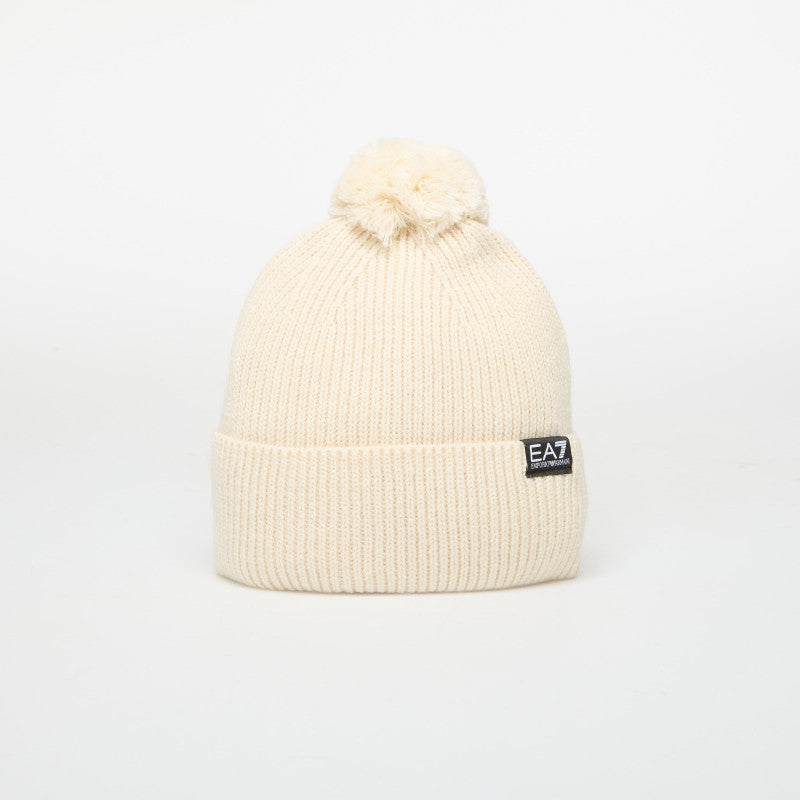 EA7 Emporio Armani Beanie Hat Almond Milk