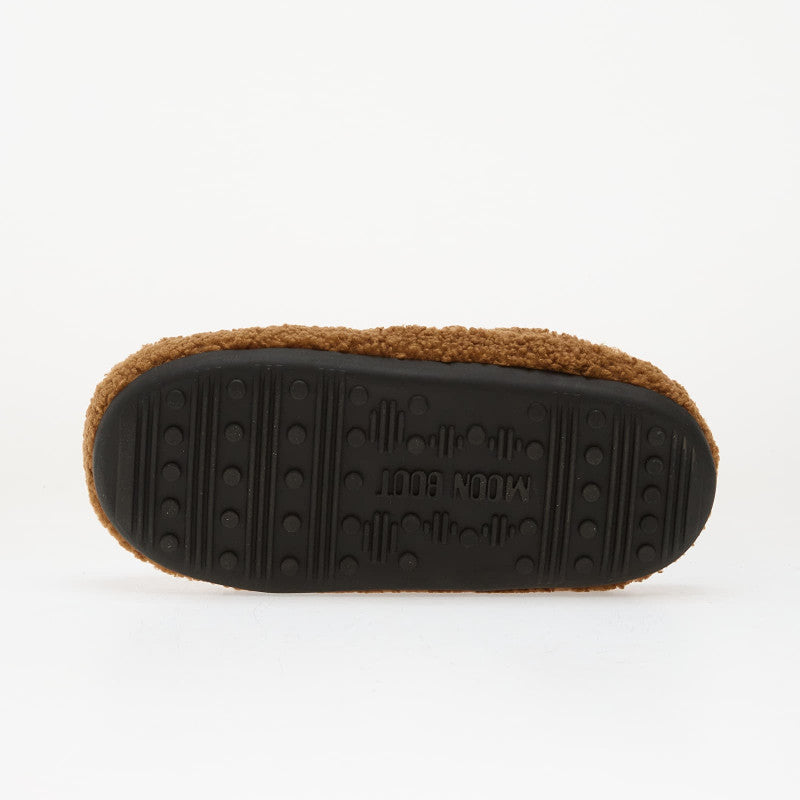 Moon Boot Teddy Slipper Cognac