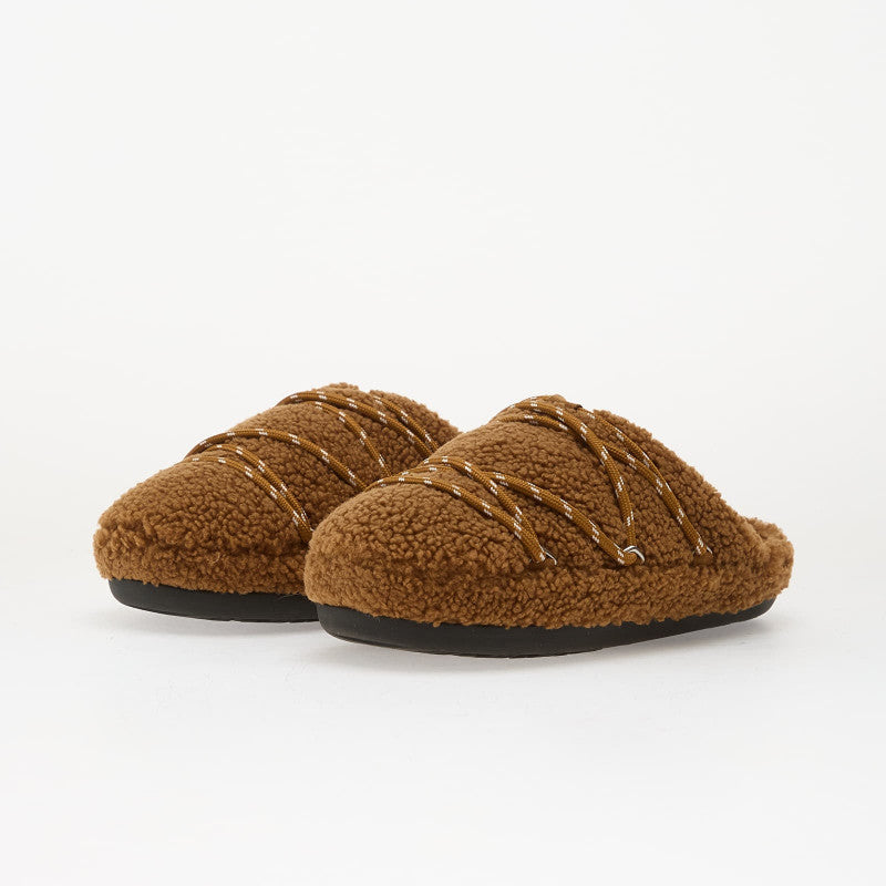 Moon Boot Teddy Slipper Cognac